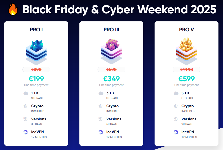 Icedrive Black Friday 2025