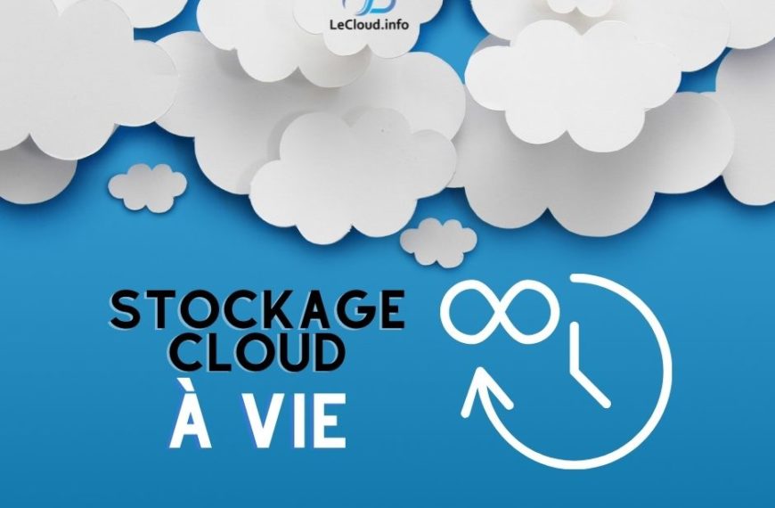 Stockage cloud à vie